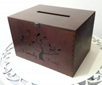 Коробка для денег на свадьбу. Семейная казна сундук из дерева