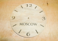 Лазерная резка фанеры в Харькове, часы из фанеры